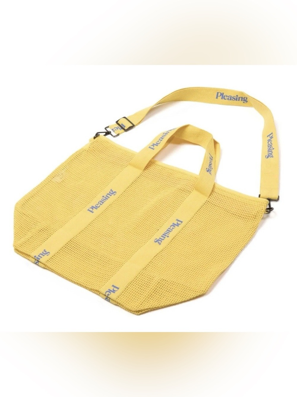 Pleasing Knit Bag in Yellow